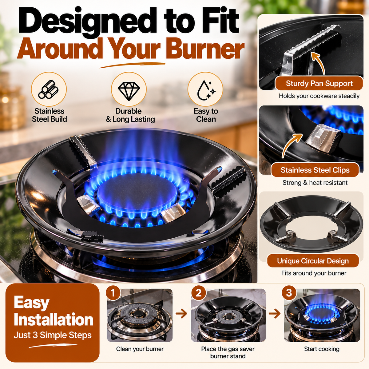 Gas saver Burner